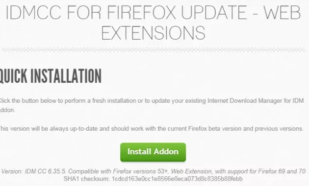 Cara Mengaktifkan IDM Di Firefox