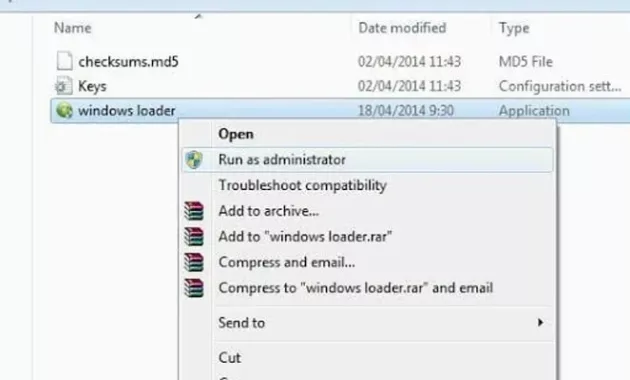 Gunakan Windows Loader Untuk Mengaktifkan Windows 7