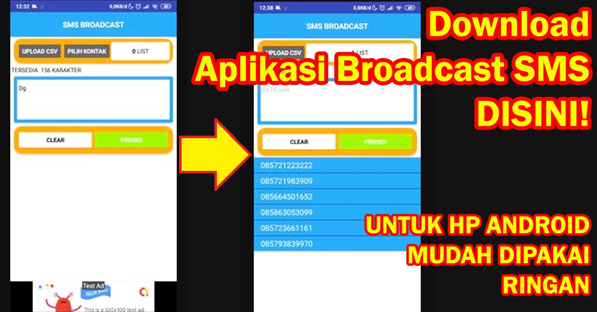 Download Aplikasi Broadcast SMS GRATIS Untuk SMS Blast di HP Android