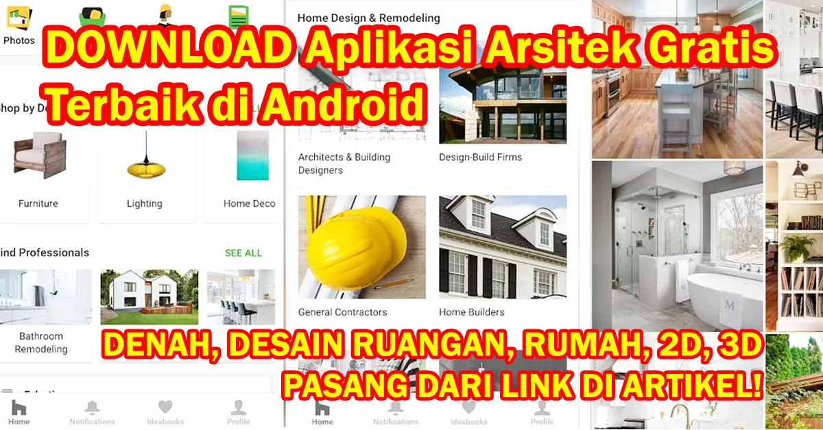 Aplikasi Arsitek Rumah Gratis di Android Online dan Offline