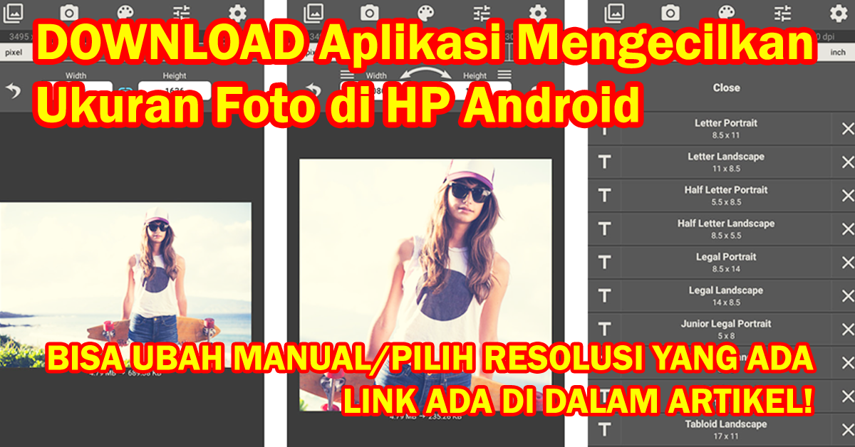 Aplikasi Mengecilkan Ukuran Foto di HP Android Untuk Format JPG, JPEG, PNG, dll
