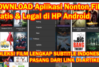 Aplikasi Nonton Film Gratis Legal Subtitle Indonesia di HP Android