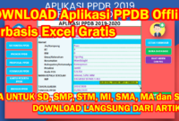 Aplikasi PPDB Offline Berbasis Excel Gratis