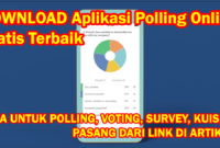 Aplikasi Polling Online Gratis Terbaik di HP Android dan iOS iPhone Juga