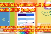 Aplikasi Cat Rumah Terbaik di HP Android Dengan Simulasi Cat Rumah Online