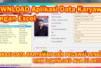 Aplikasi Data Karyawan Dengan Excel Gratis Untuk Database Pegawai