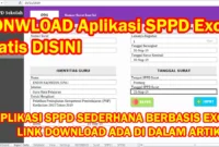 Aplikasi SPPD dan Surat Tugas Excel Sederhana Untuk Desa, Madrasah, dll