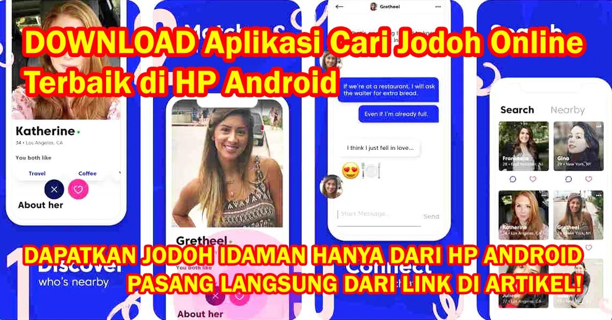 Aplikasi Cari Jodoh Online Terbaik di HP Android