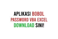 Download Aplikasi Bobol Password VBA Excel Gratis dan Terbaru Untuk Membuka File Excel Lupa Password