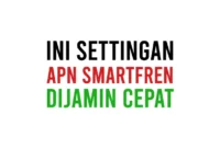 APN Smartfren 4G Tercepat, Unlimited Anti FUP, Stabil, Anti Lemot, Default, Untuk Game dll di Android dan iPhone