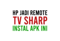 Aplikasi Remote TV Sharp Tabung LCD LED Merk Aquos Alexander dll Tanpa WiFi maupun Infrared