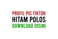 Link Download PP Hitam Polos TikTok Aesthetic Terlengkap Yang Sedang Viral Beserta Artinya Dijamin Sad, HD dan Keren
