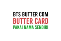 BTS Butter Com Buat Butter Card Dengan Nama Sendiri Yang Bagus