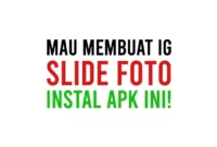 Aplikasi Slide Foto Instagram Nyambung di Feed