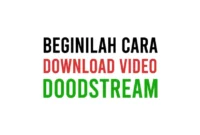 Cara Download Video Doodstream