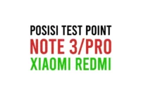 Letak Test Point Redmi Note 3