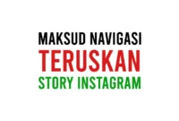 Maksud Navigasi Teruskan di Story Instagram