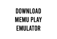 Download MEmu Play Emulator