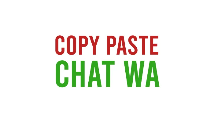 Cara Copy Paste Chat WhatsApp