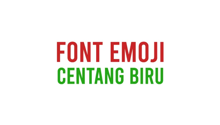 Cara Download Font Emoji Centang Biru TikTok