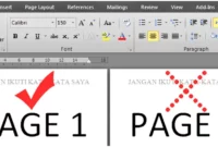 Cara Menghilangkan Header dari Halaman Kedua di Microsoft Word