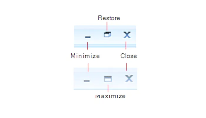 Fungsi Tombol Minimize, Restore Down, Maximize, dan Close