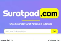 SuratPad.com Website Pembuat Surat Otomatis